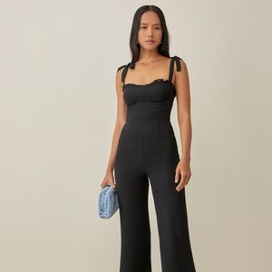 NWT Reformation Alfred Jumpsuit in black (size 8)